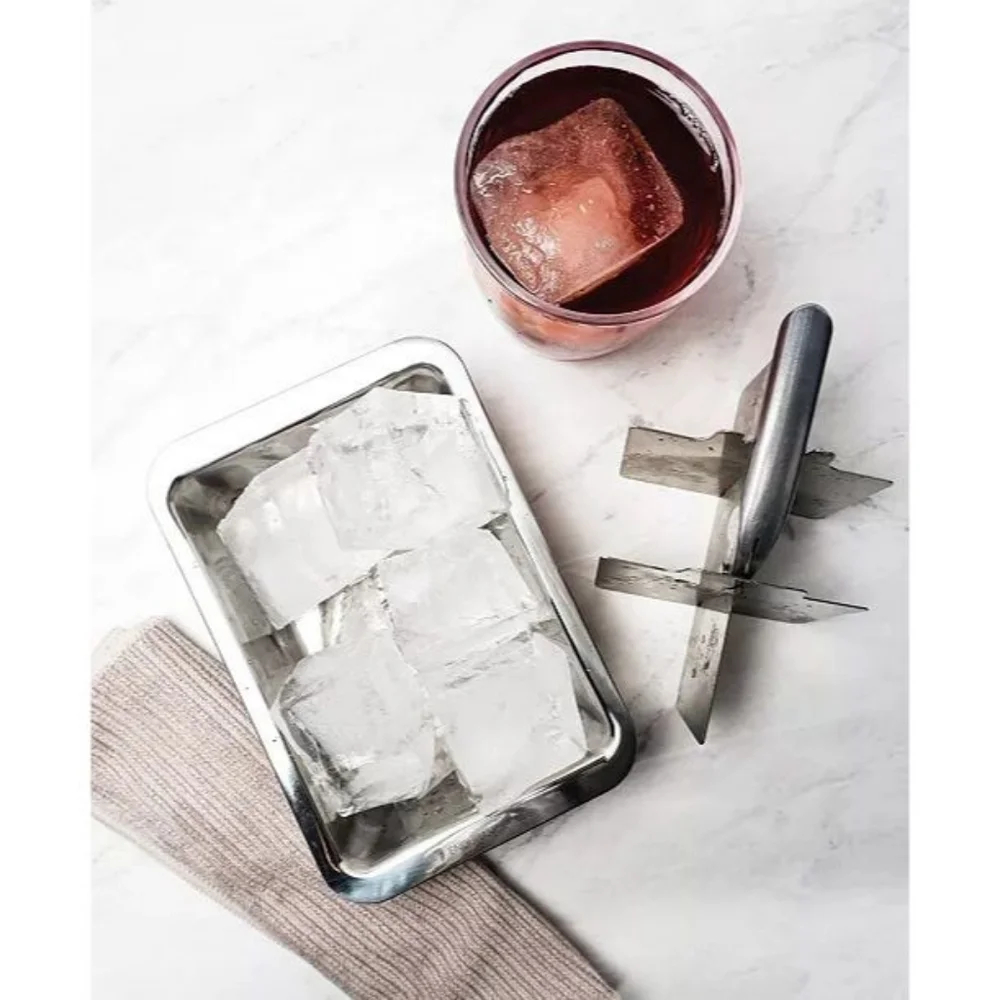 Stainless Steel Large Ice Cube Tray by RSVP International